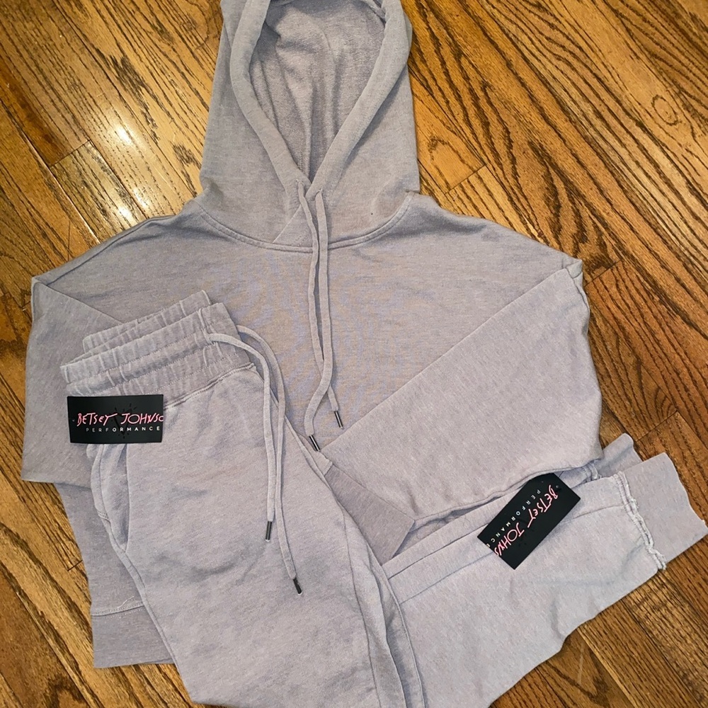 Two Piece Betsey Johnson Jogger sweatset